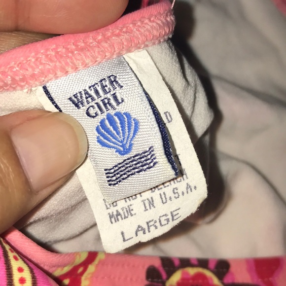 Water Girl pink print bikini from Title 9 - Picture 5 of 5